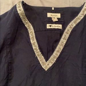 Malvin linen tunic! Size small